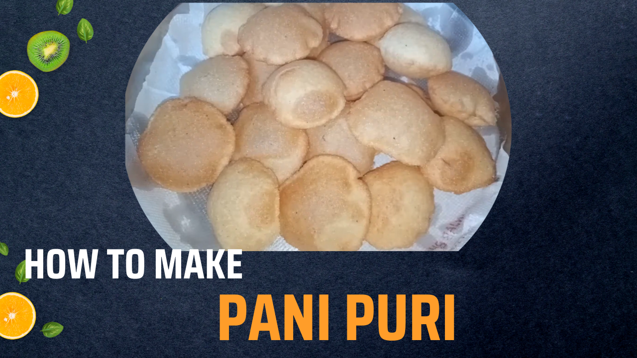 Recipe for Semolina Pani Puri and Spicy Water