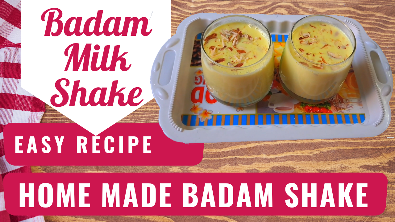 Badam Milk Shake Recipe - indusnews24